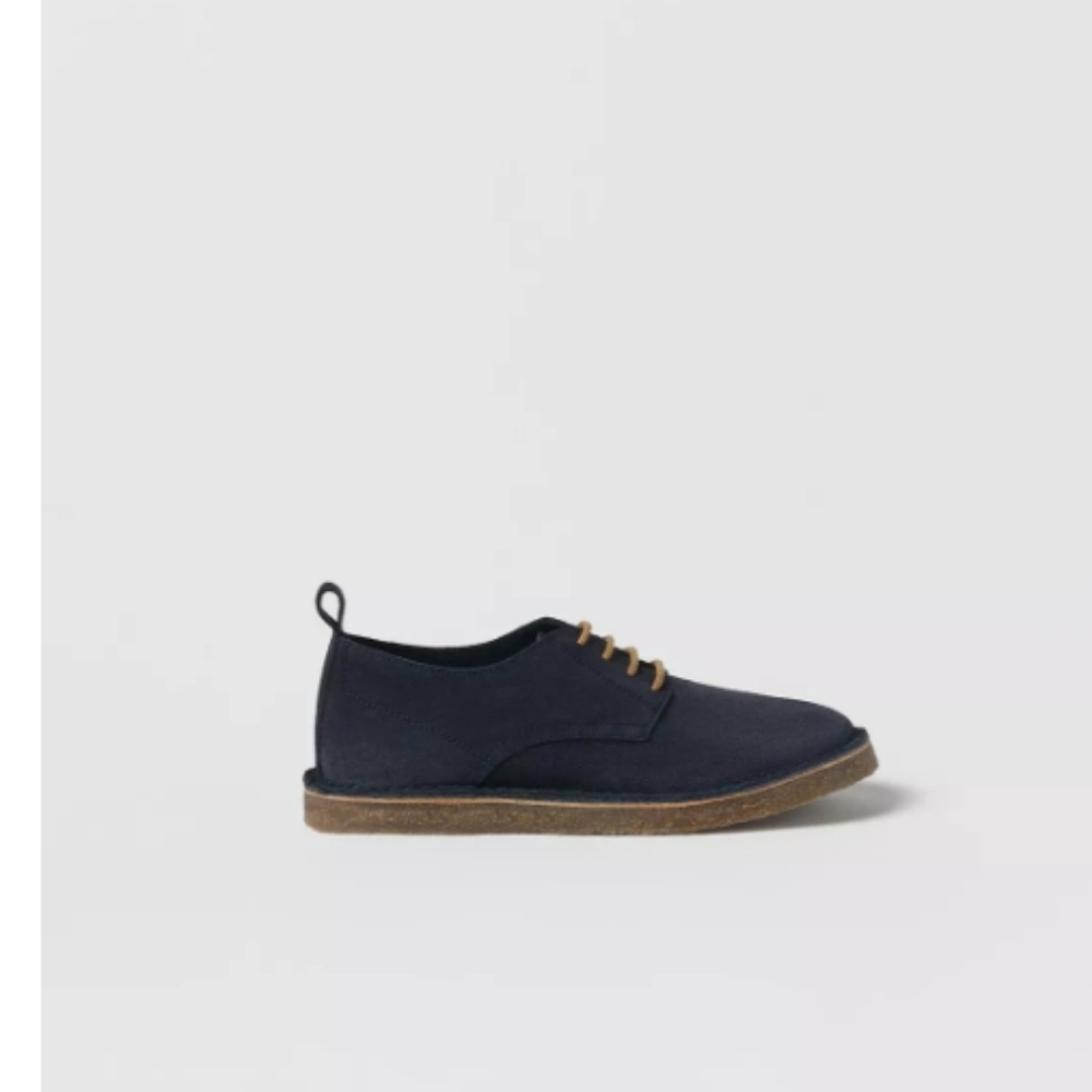 NWT Zara Navy Kids Dress Shoes EUR 37 Or US 5 Unisex